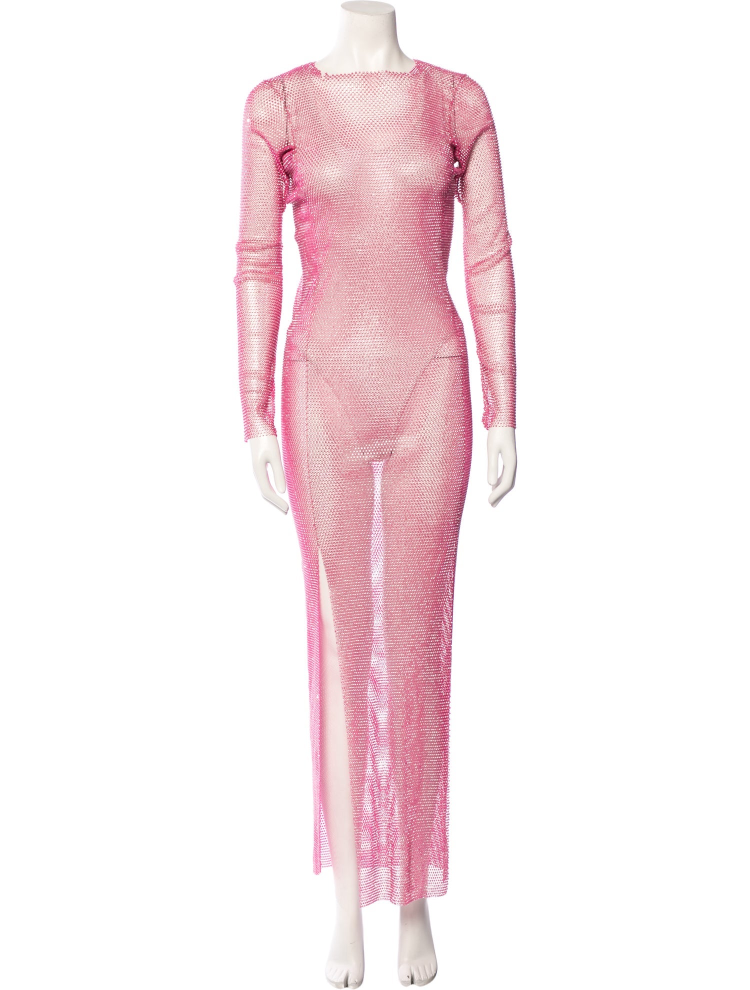 Santa Brands Bateau Neckline Long Dress w/ Tags