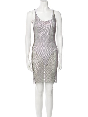 Santa Brands Dresses Mesh Mini Dress Petite