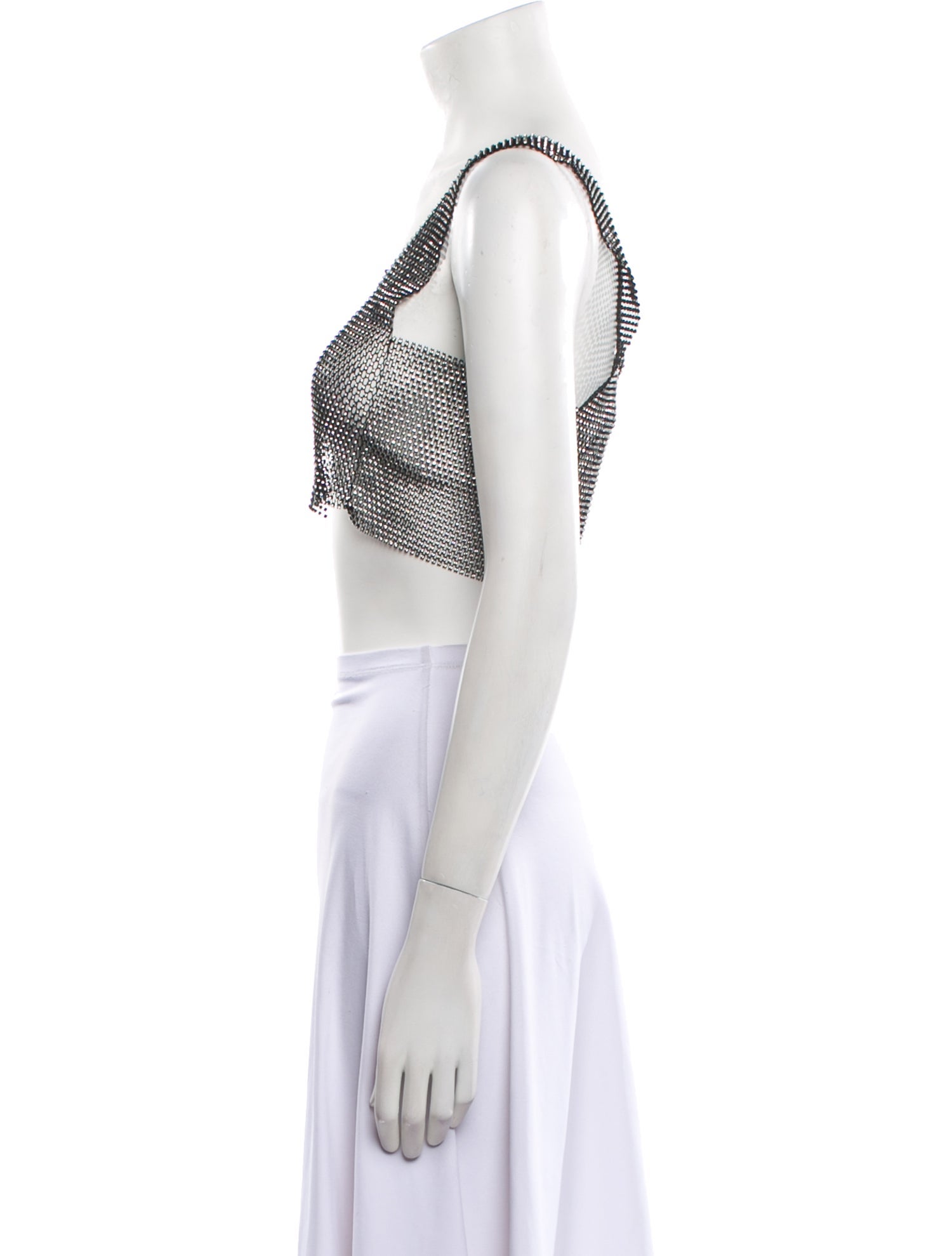 Santa Brands Square Neckline Sleeveless Crop Top w/ Tags