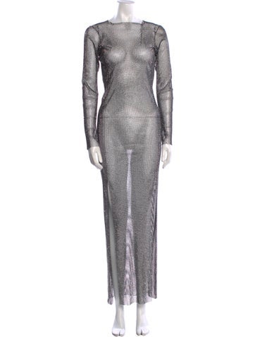 Santa Brands Dresses Cowl Neck Long Dress One Size