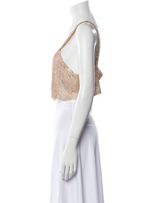 Santa Brands Square Neckline Sleeveless Crop Top