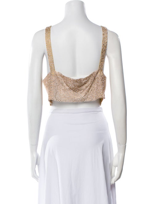 Santa Brands Square Neckline Sleeveless Crop Top