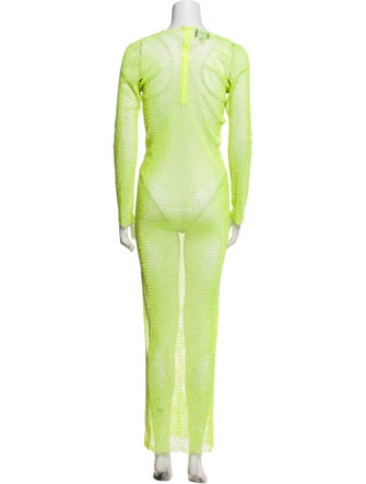 Santa Brands Bateau Neckline Long Dress