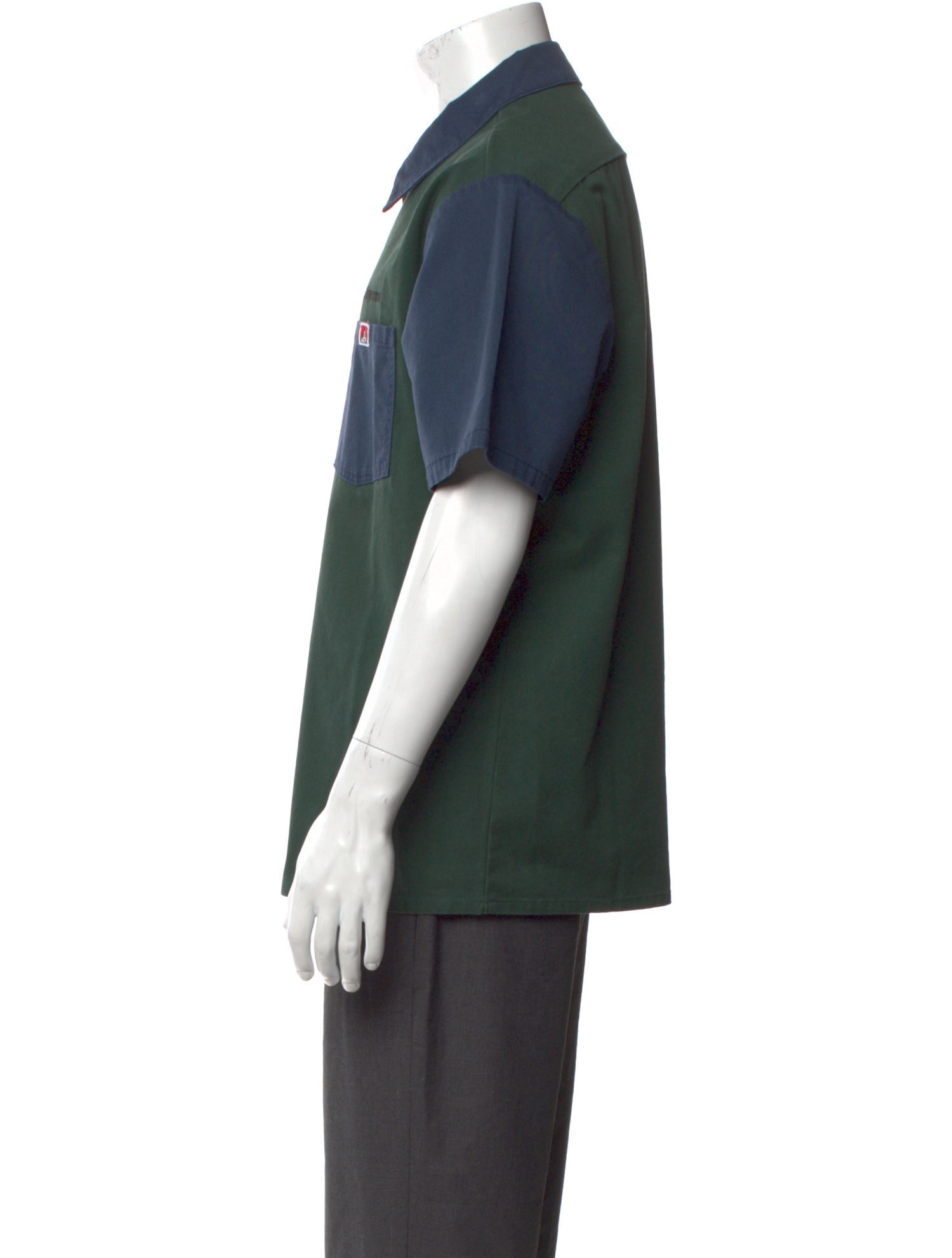 Supreme x Ben Davis Colorblock Pattern Short Sleeve Shirt