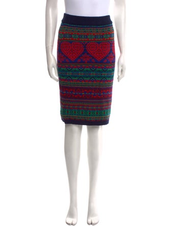 Sibling Merino Wool Knee-Length Skirt