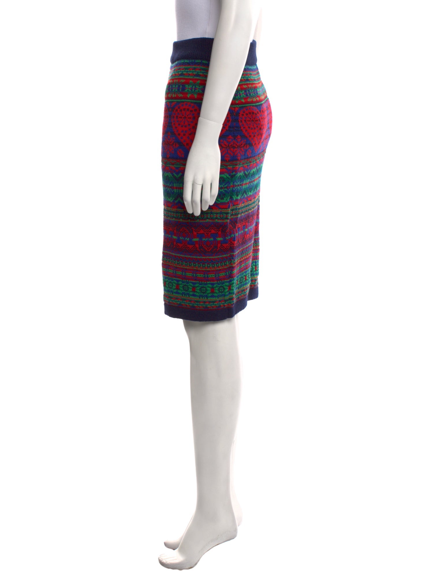 Sibling Merino Wool Knee-Length Skirt