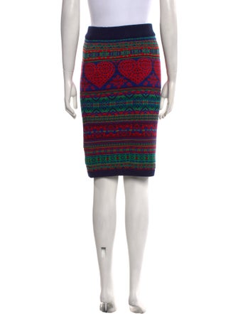 Sibling Merino Wool Knee-Length Skirt