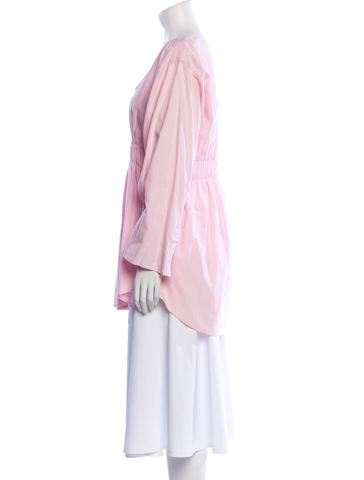 Sibling Square Neckline Long Sleeve Tunic