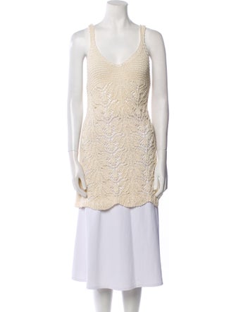 L*Space by Monica Wise Crochet Scoop Neck Tunic