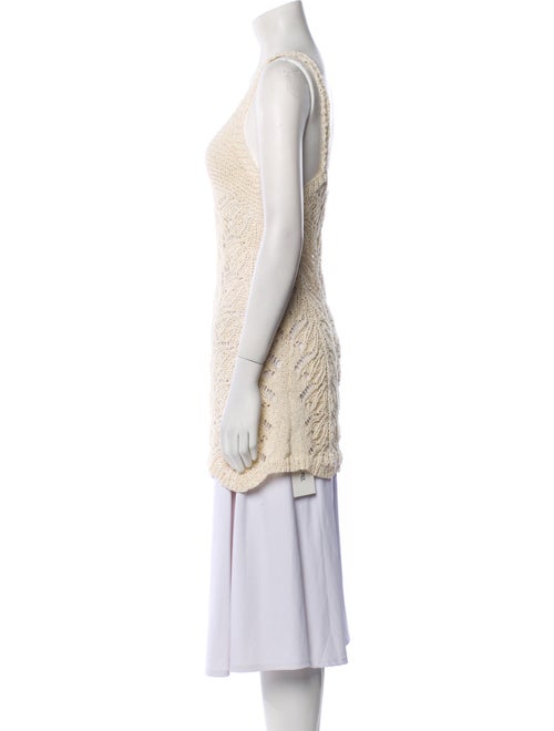 L*Space by Monica Wise Crochet Scoop Neck Tunic