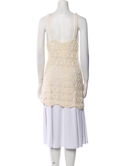 L*Space by Monica Wise Crochet Scoop Neck Tunic