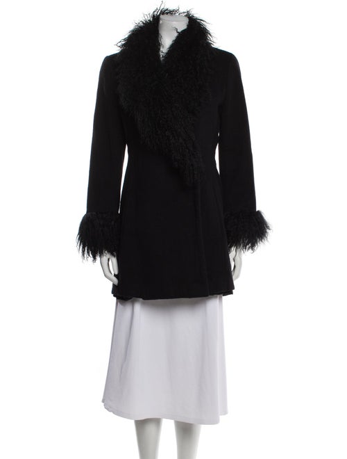 S by Searle Wool Faux Fur Coat