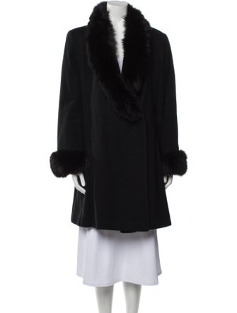 S by Searle Wool Faux Fur Coat