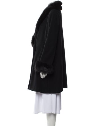 S by Searle Wool Faux Fur Coat