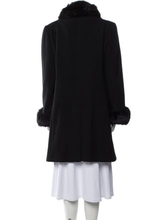 S by Searle Wool Faux Fur Coat