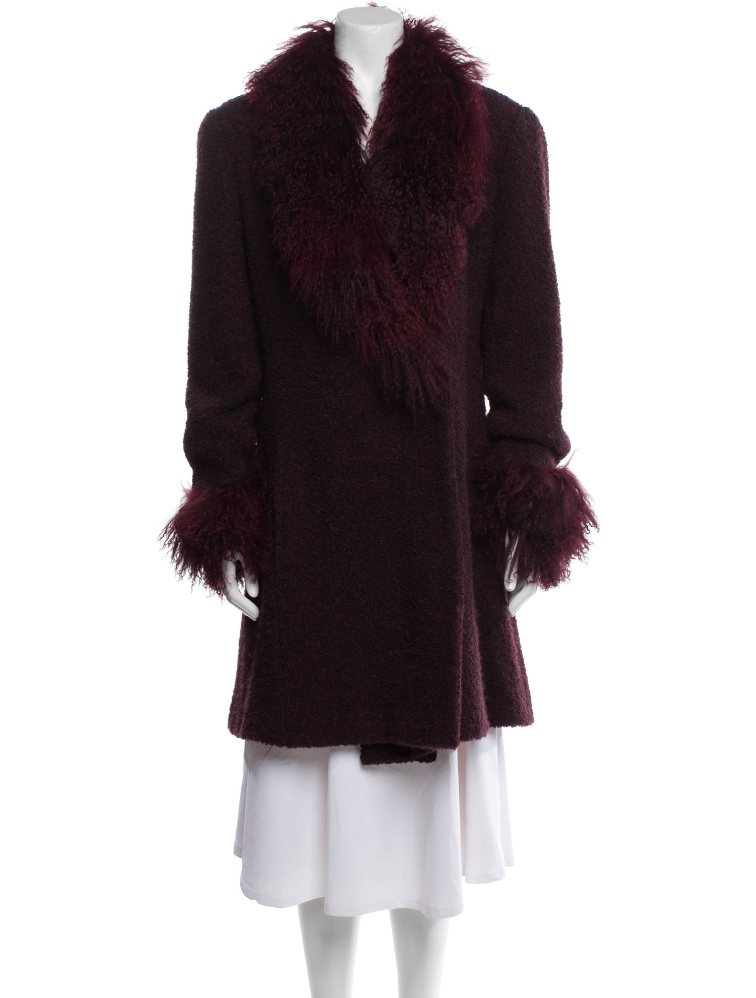 S by Searle Fur Faux Fur Coat