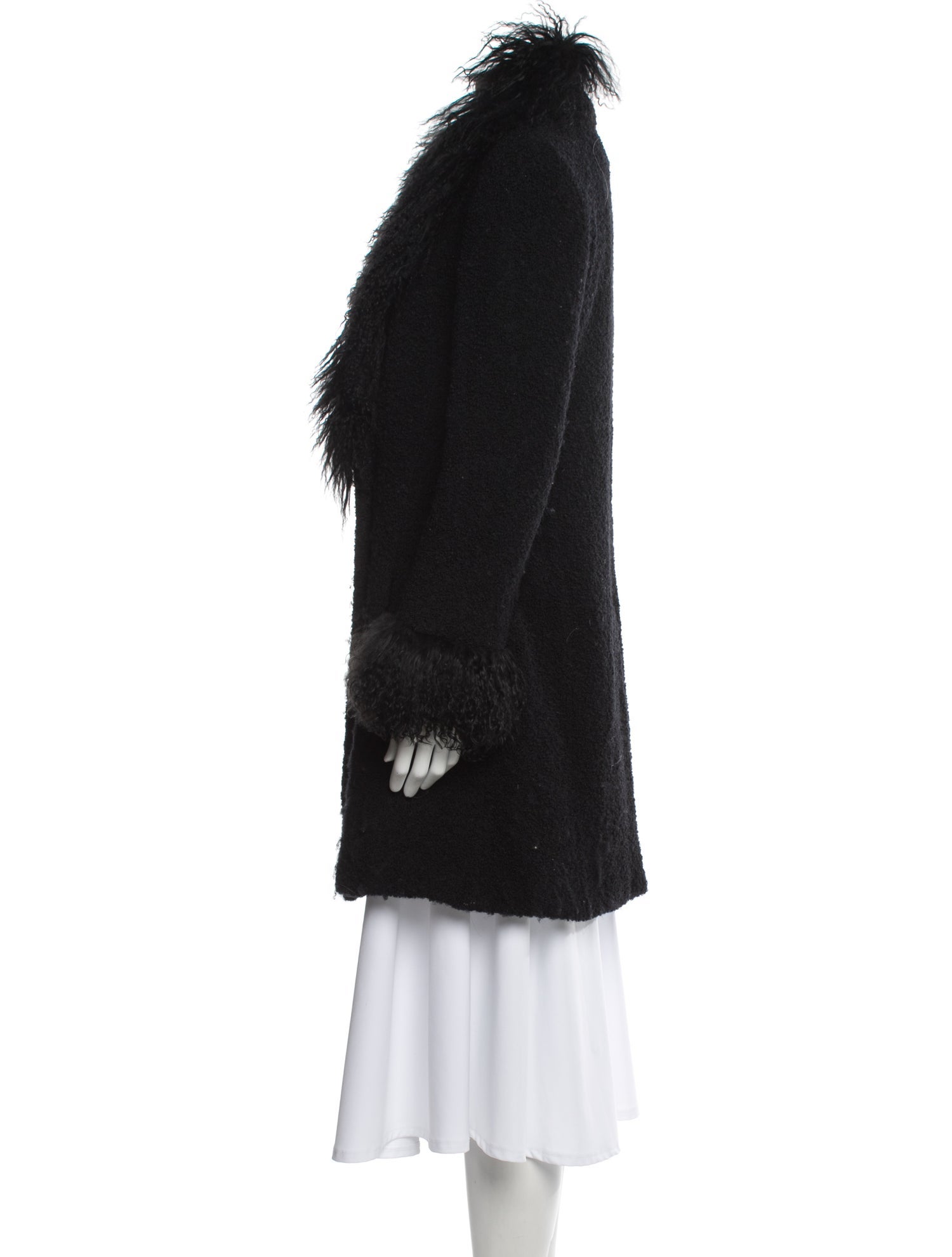 S by Searle Fur Faux Fur Coat