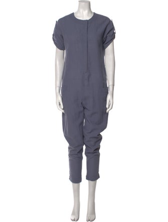 7115 by Szeki Crew Neck Jumpsuit