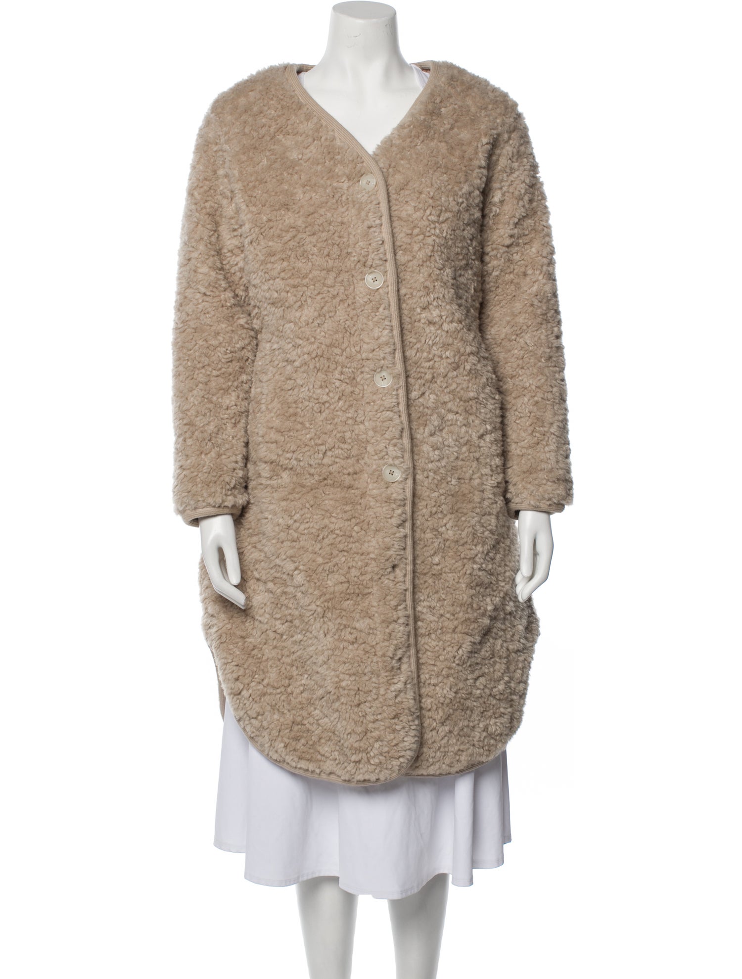 7115 by Szeki Faux Fur Coat