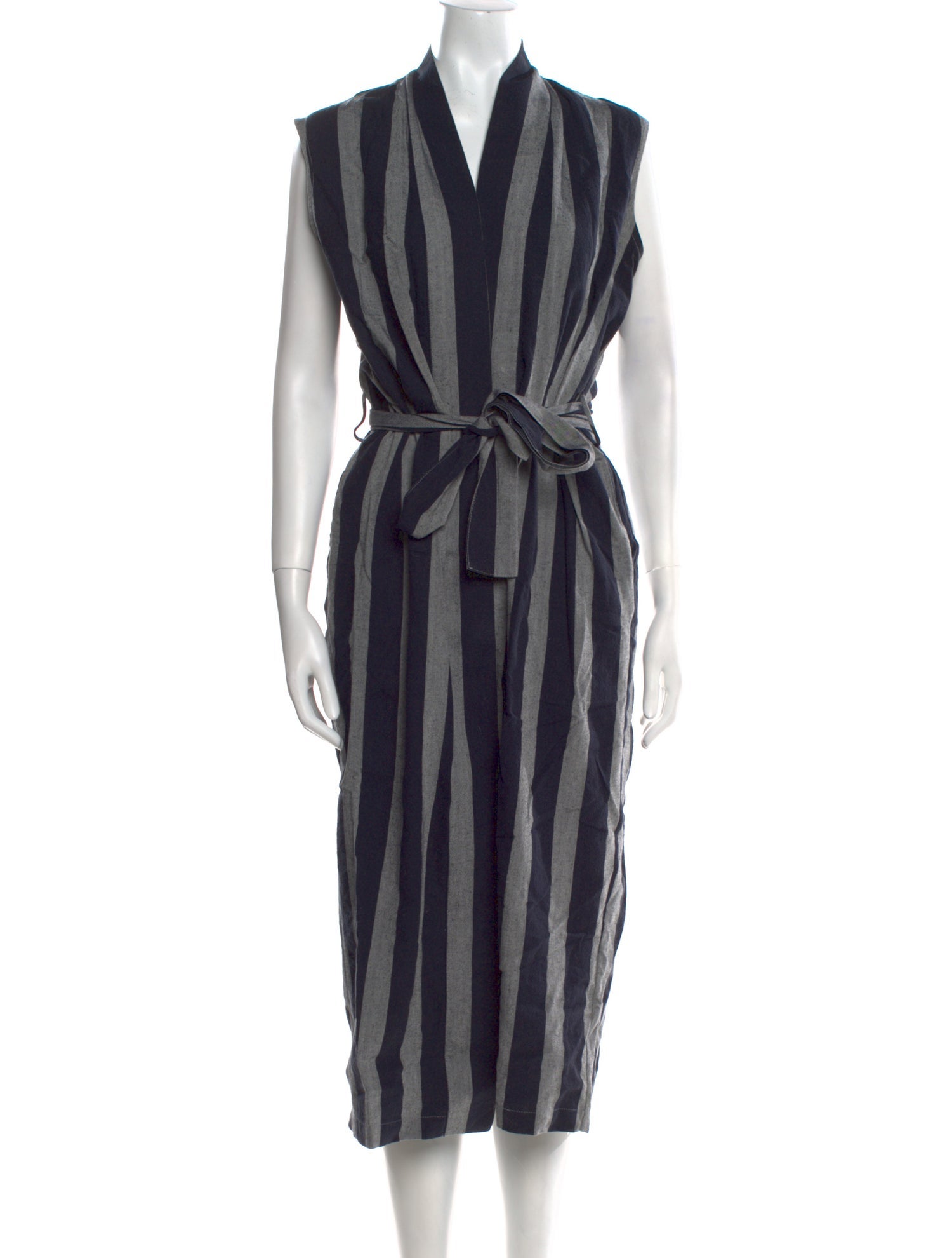 7115 by Szeki Linen Midi Length Dress