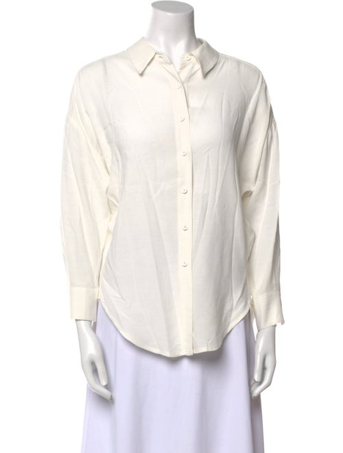 7115 by Szeki Three-Quarter Sleeve Button-Up Top