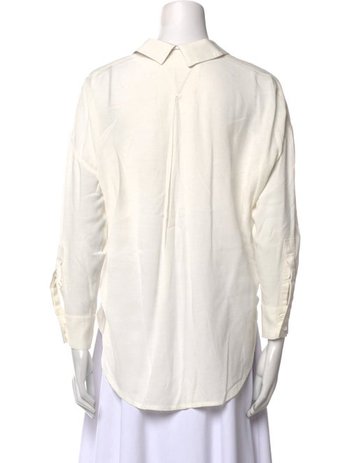 7115 by Szeki Three-Quarter Sleeve Button-Up Top