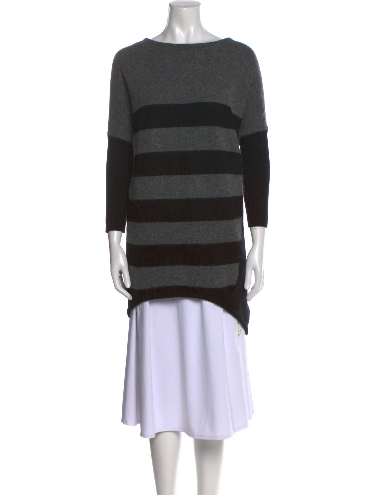 7115 by Szeki Merino Wool Striped Sweater