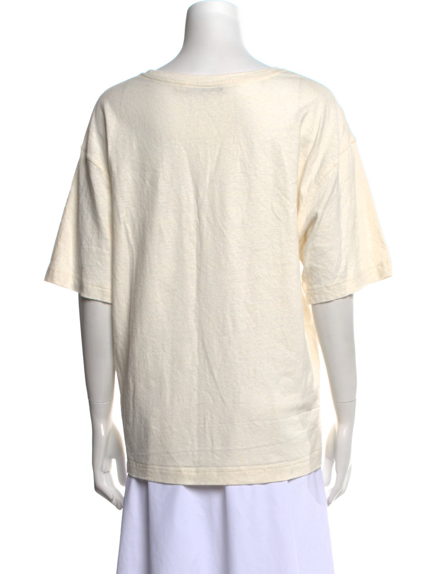 7115 by Szeki Bateau Neckline Short Sleeve T-Shirt