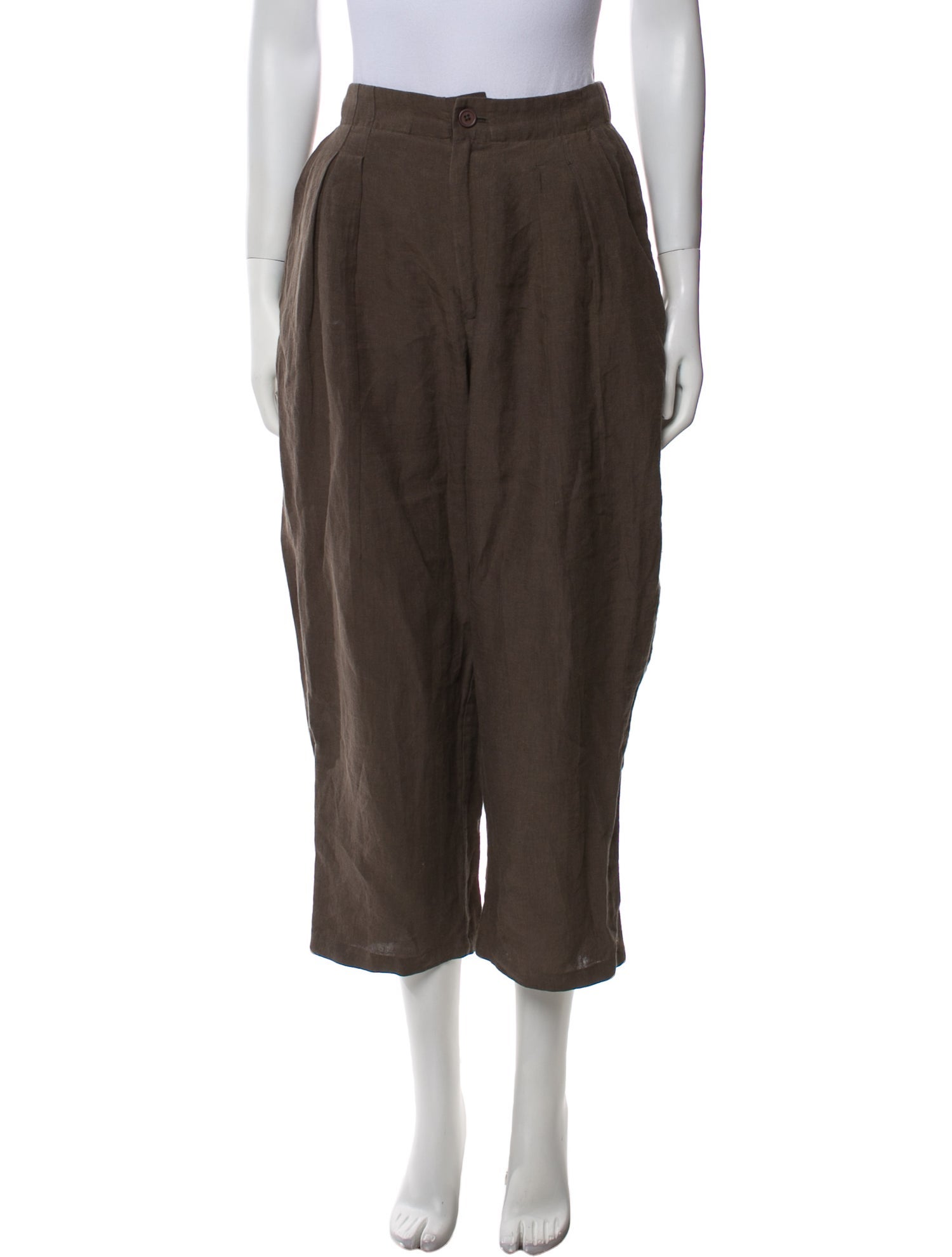 7115 by Szeki Linen Wide Leg Pants