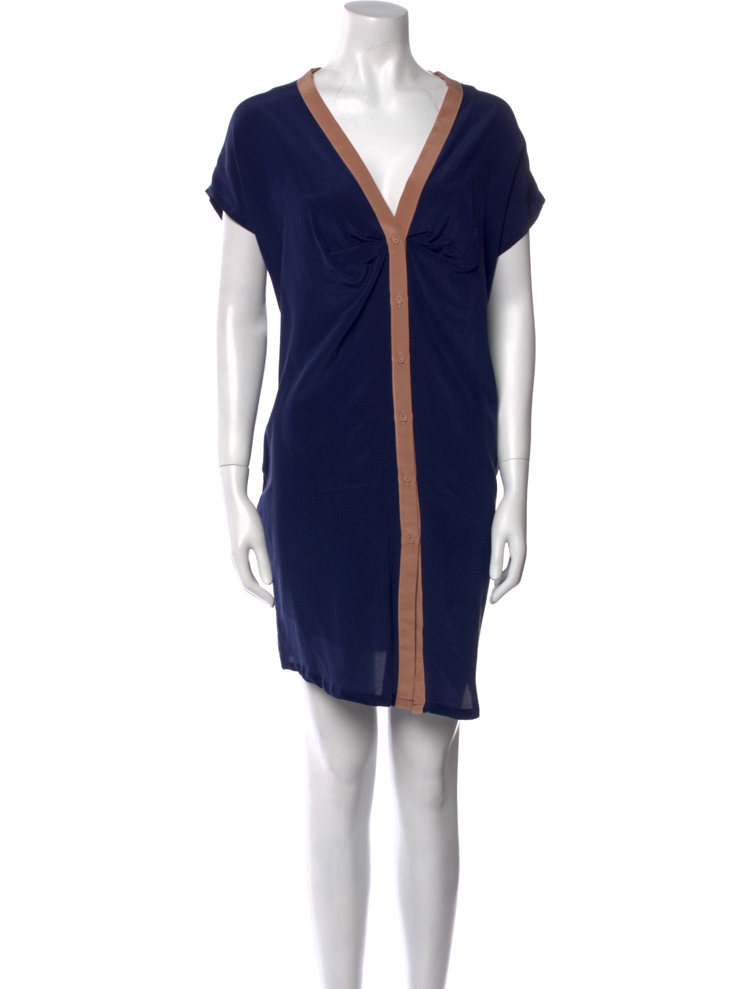 7115 by Szeki Silk Knee-Length Dress