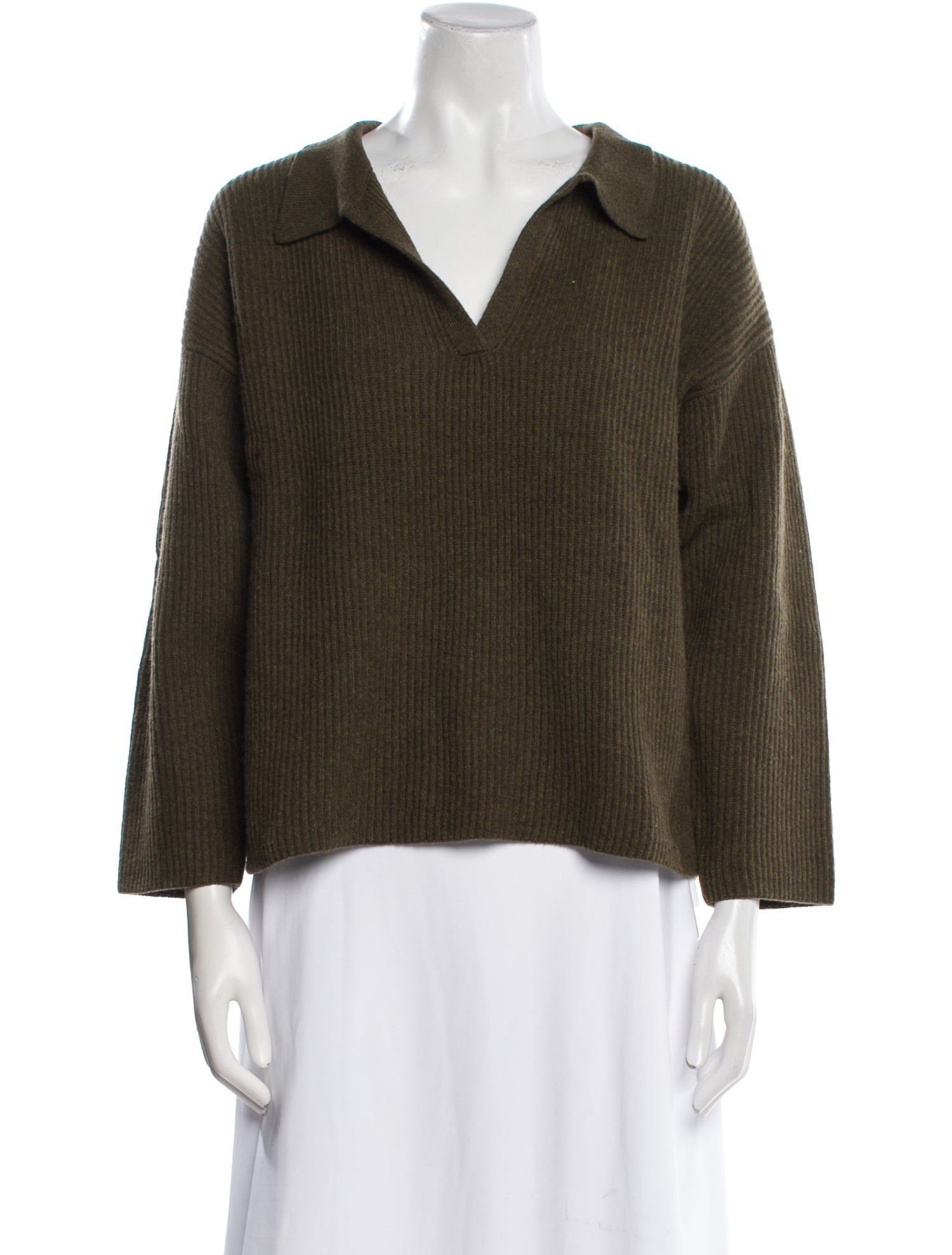 7115 by Szeki Merino Wool V-Neck Sweater