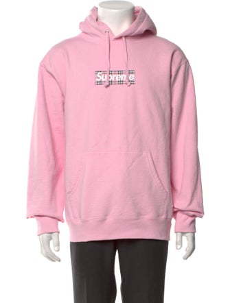 Supreme x Burberry 2022 Nova Check Pattern Hoodie