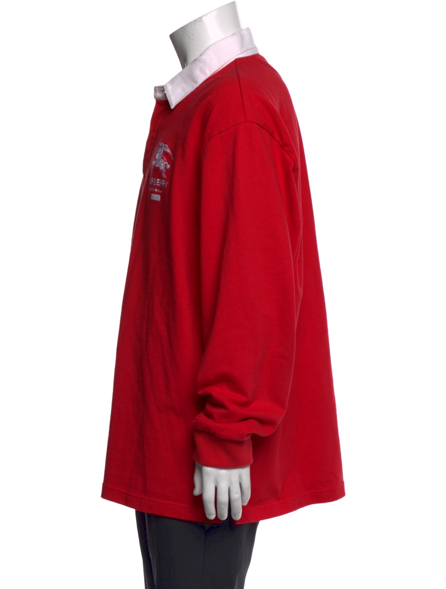 Supreme x Burberry Graphic Print Crew Neck Polo Shirt