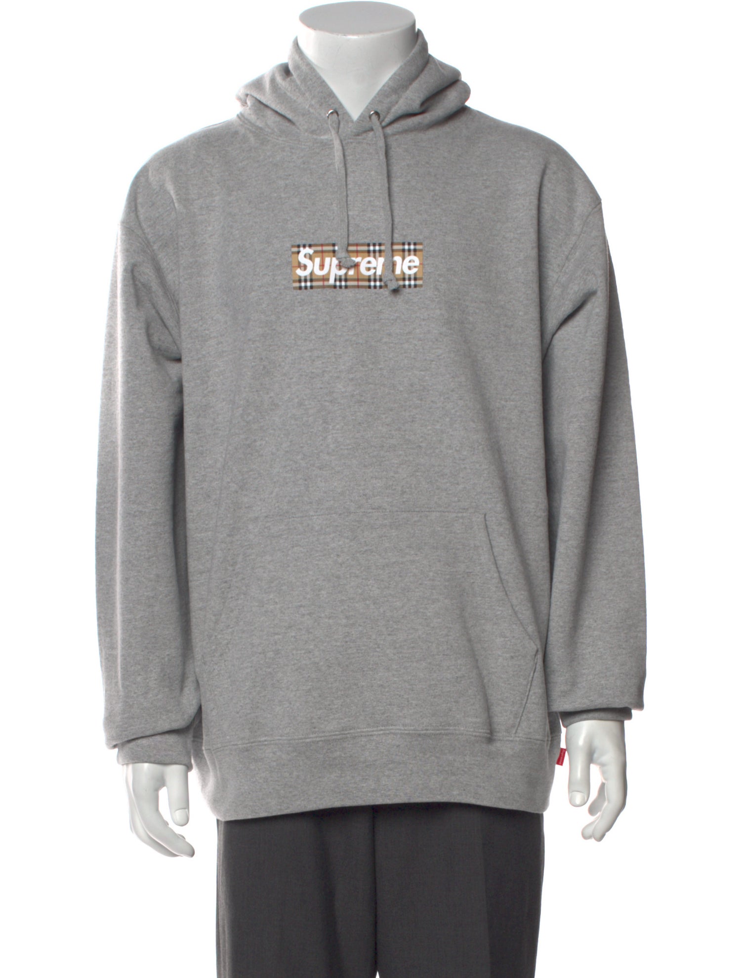 Supreme x Burberry 2022 Box Logo Hoodie w/ Tags