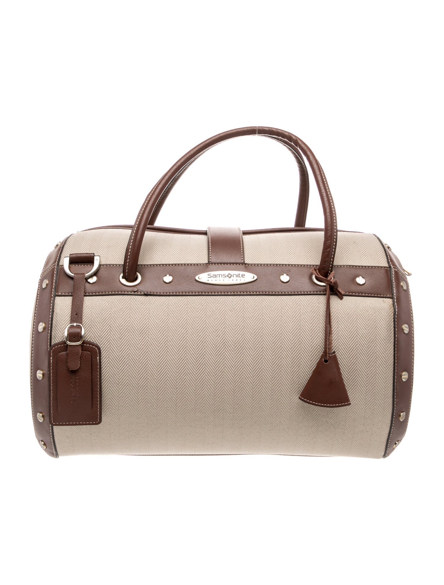 Samsonite Black Label By Viktor & Rolf Leather Top Handle Bag