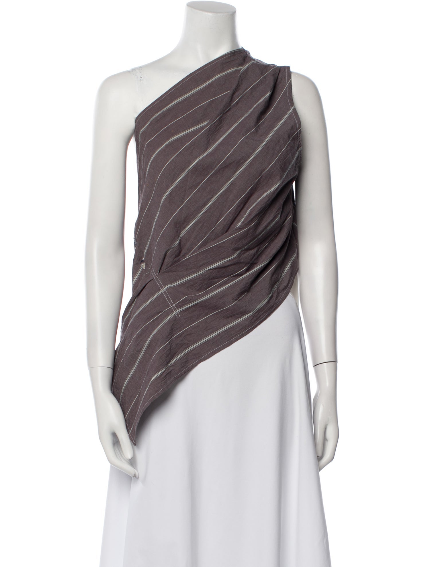 SC103 One-Shoulder Sleeveless Top