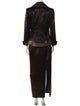San Carlin Lace Trim Embellishment Skirt Suit