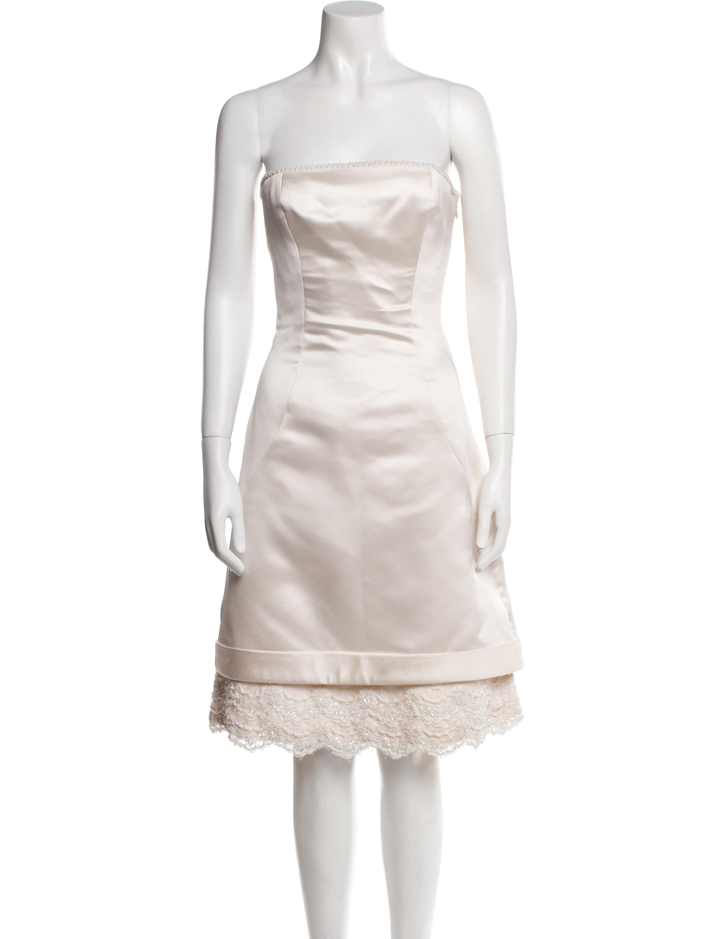 San Carlin Strapless Knee-Length Dress