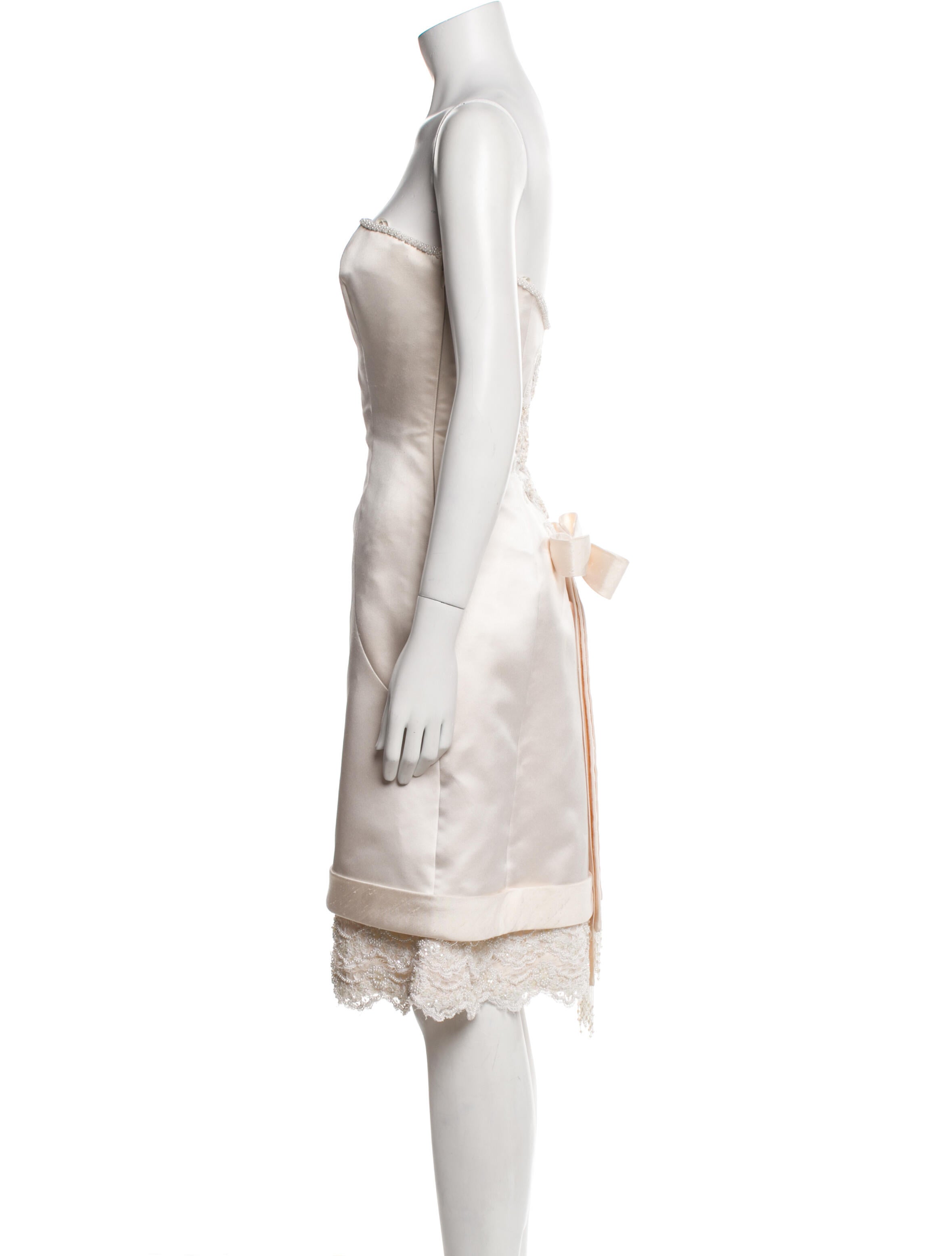 San Carlin Strapless Knee-Length Dress