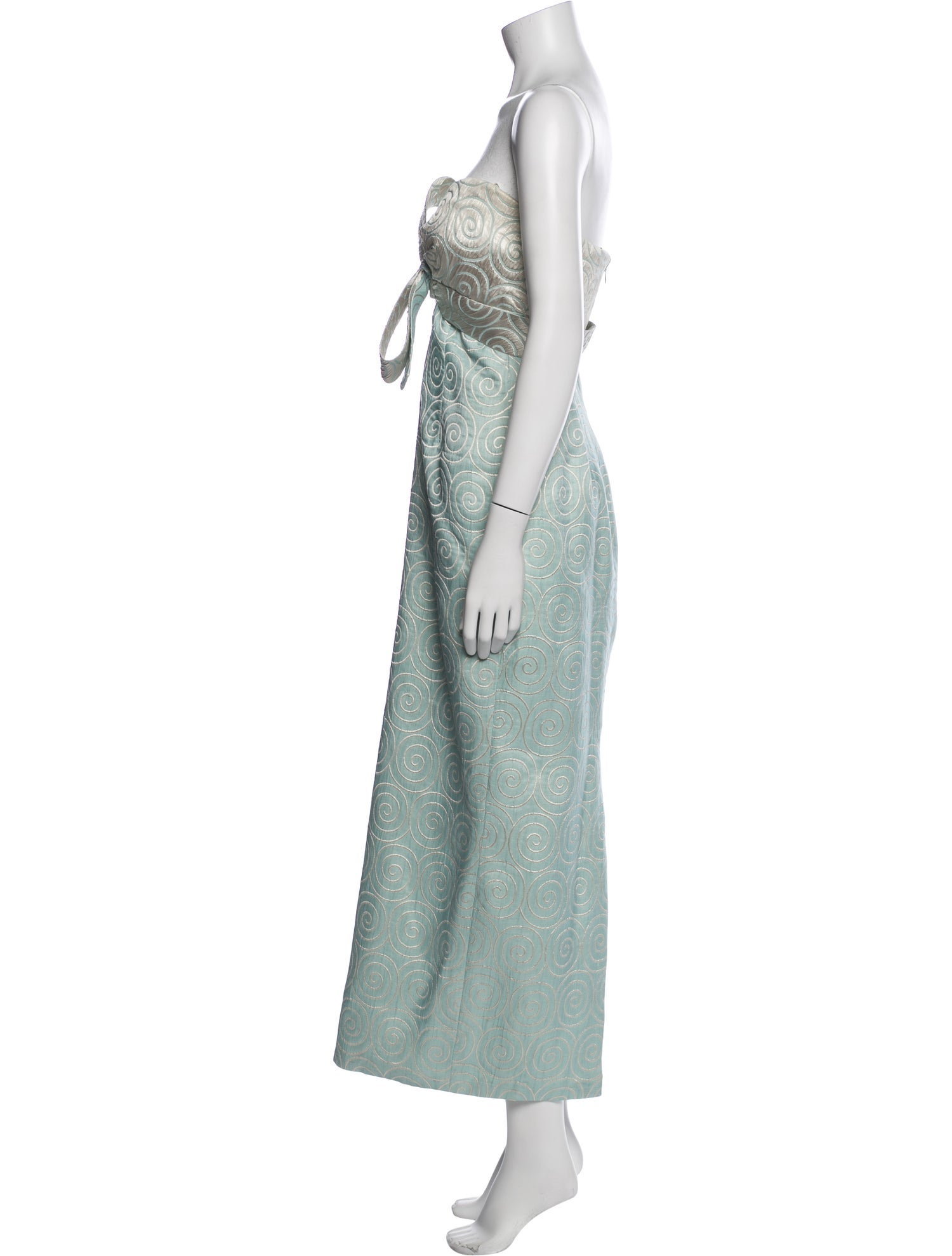 San Carlin Strapless Long Dress