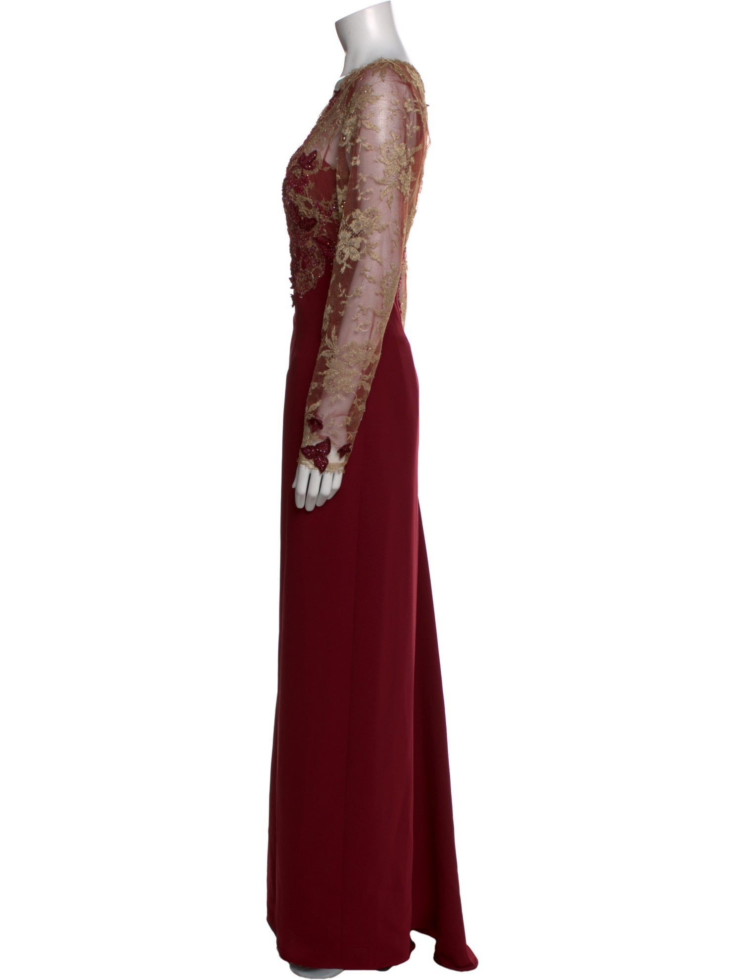 San Carlin V-Neck Long Dress