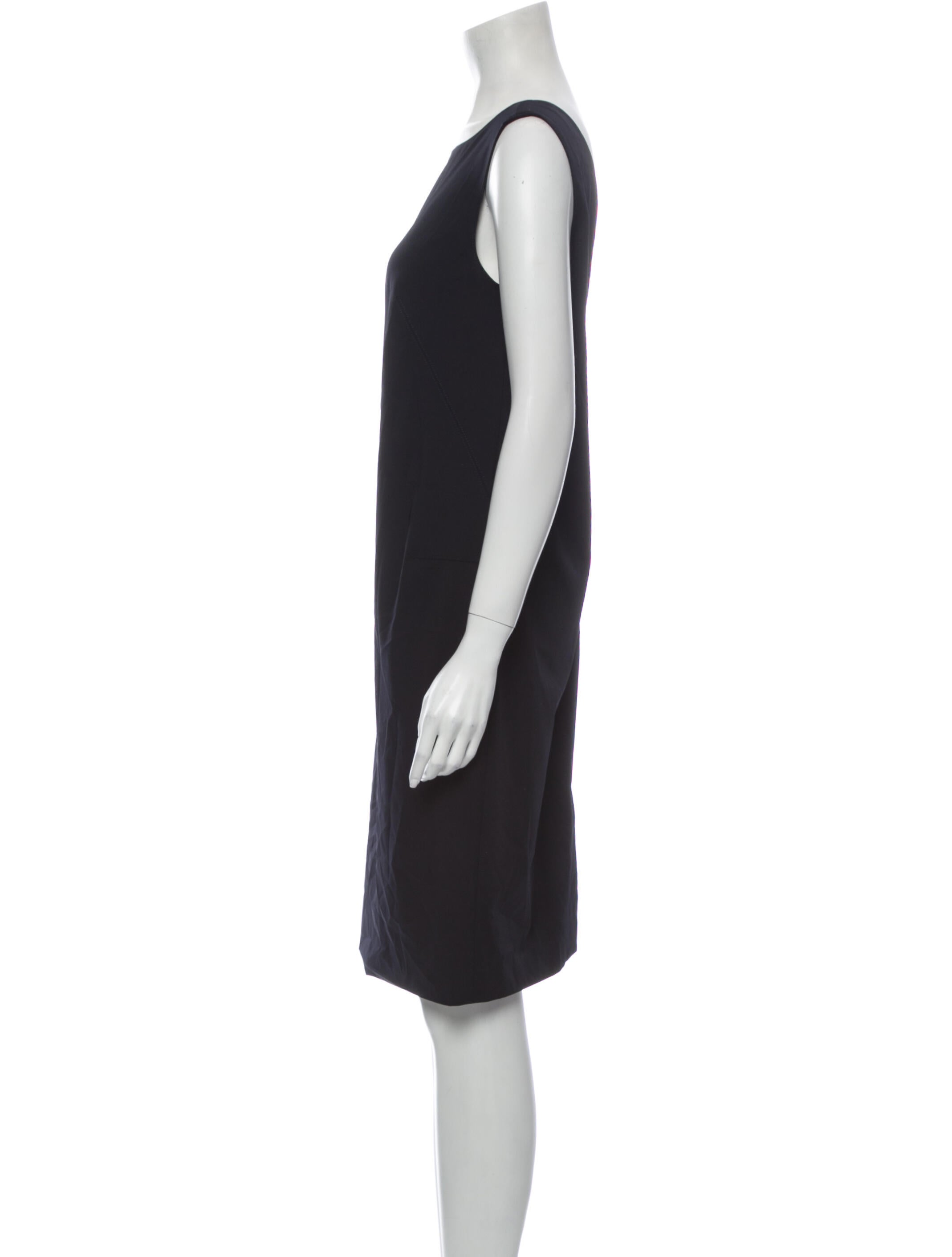 Sherry Cassin Scoop Neck Knee-Length Dress