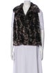 Sherry Cassin Animal Print Vest