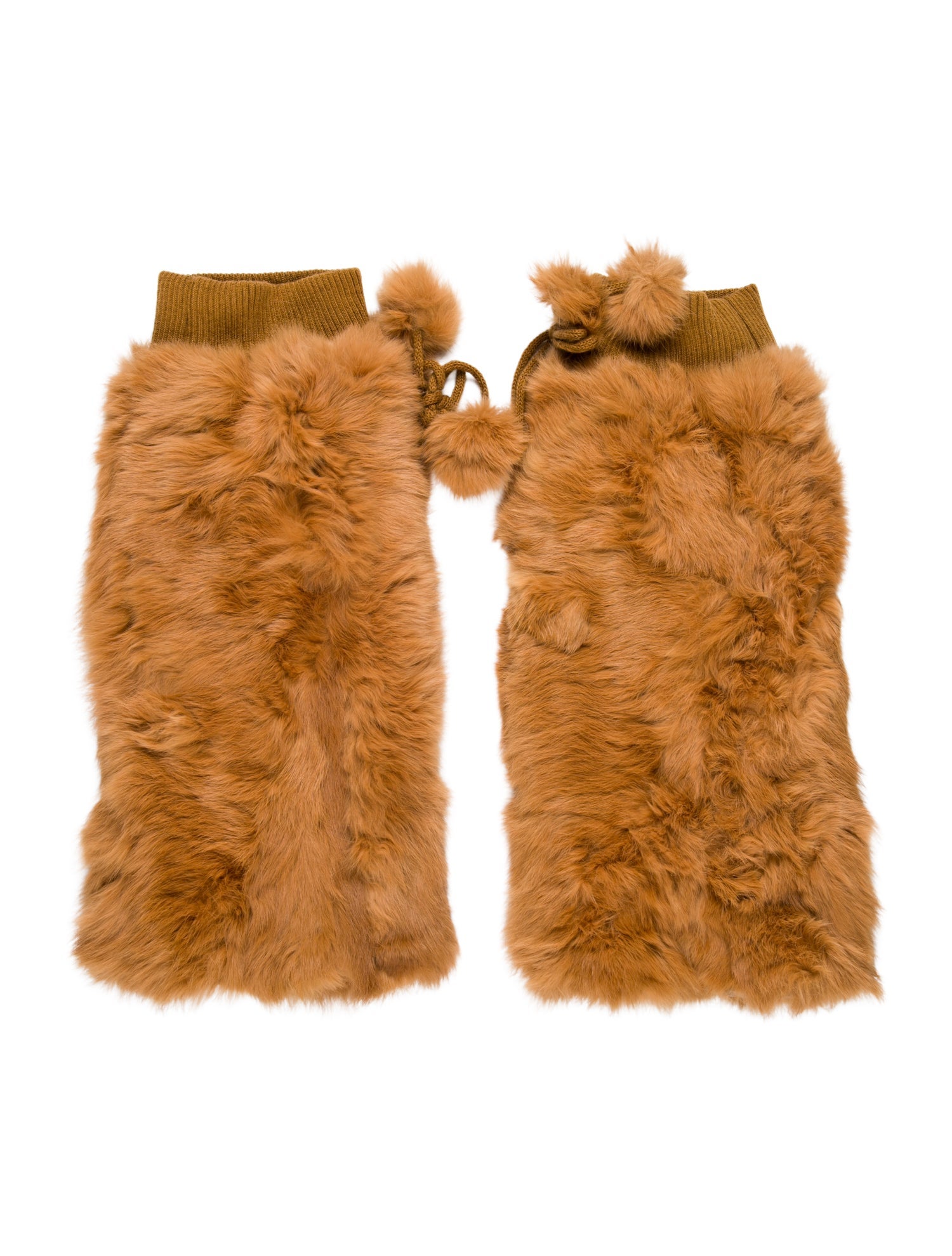 Sherry Cassin Fur Leg Warmers