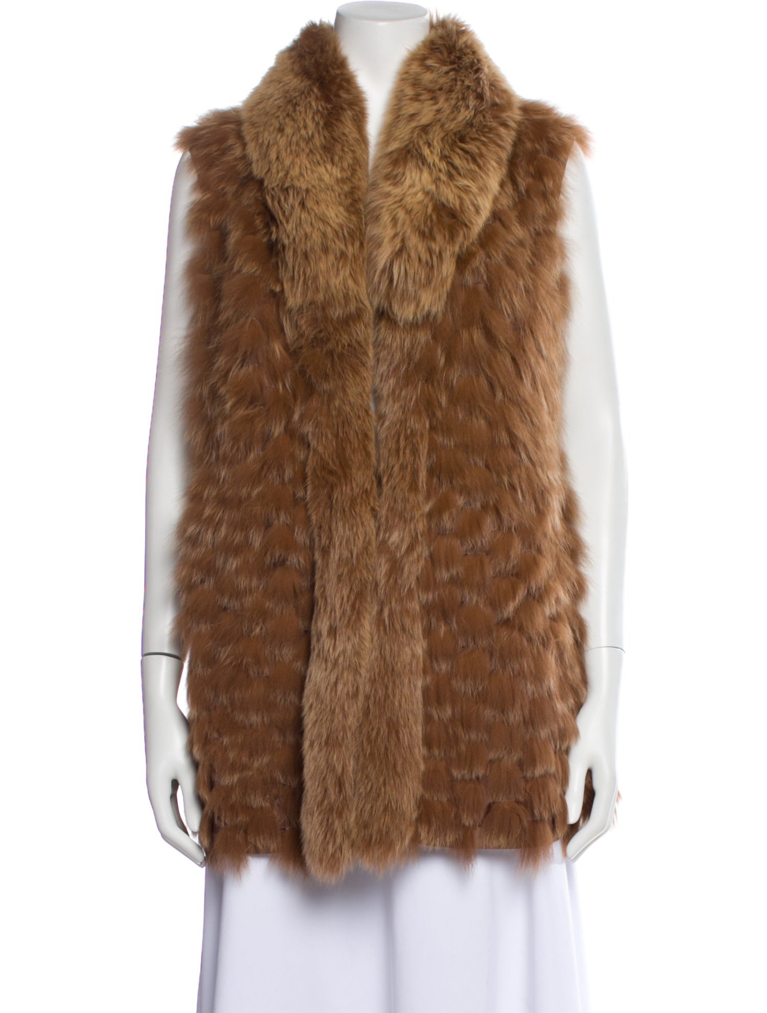 Sherry Cassin Fur Vest