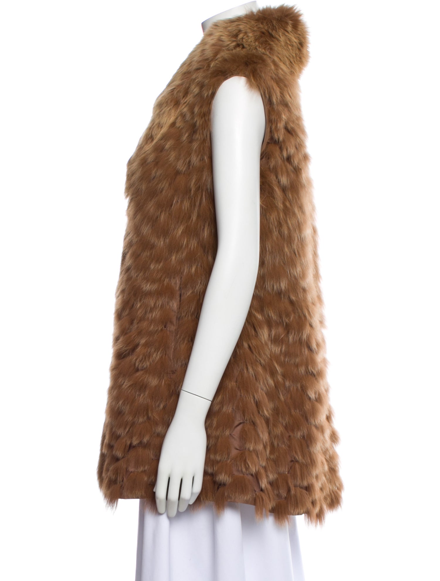 Sherry Cassin Fur Vest