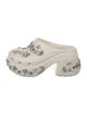 Simone Rocha X Crocs Rubber Crystal Embellishments Mules