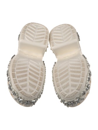 Simone Rocha X Crocs Rubber Crystal Embellishments Mules