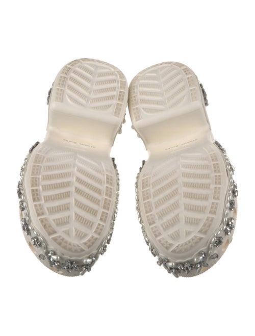 Simone Rocha X Crocs Rubber Crystal Embellishments Mules