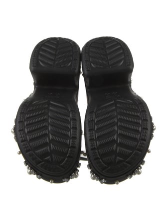 Simone Rocha X Crocs Rubber Crystal Embellishments Mules